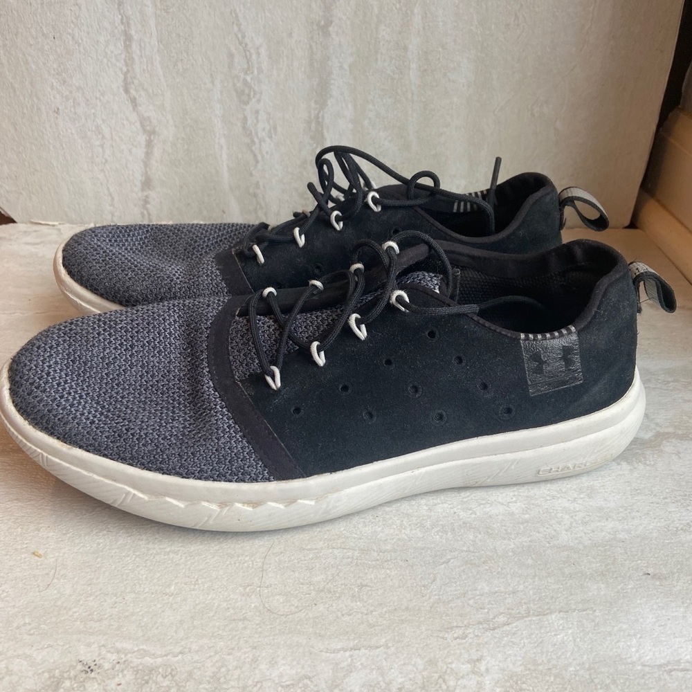 ** Under Armour charged knit suede sneakers 8